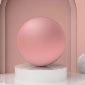 Mat pembe paslanmaz çelik Hollow Lotus kök küresel tavan yansıtıcı top düğün sahne duvar dekorasyon için renkli top - Product Image 2