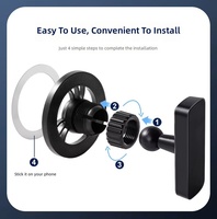 Soporte Giratorio Magnético Universal de Doble Cara, Antivibraciones, Flexible, para Gimnasio, Soporte Multifuncional para Teléfono, Compatible con
