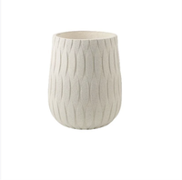 Grand pot de fleurs décoratif pour jardin d'intérieur haut de gamme, personnalisé, pour intérieur et extérieur, grand pot en ciment respirant, plantes d'intérieur