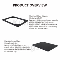 Accessories for Inverted Microscopes: Petri Dish Holders, Slide Holders, Multi-well Plates, Blank Adapter Plates