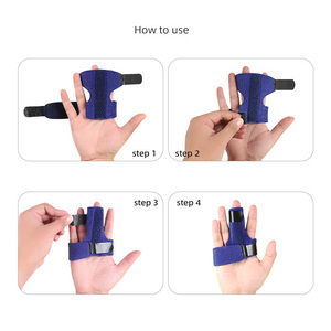 Penyangga Jari Neoprena Lunak Medis untuk Dukungan Sendi Lima Jari dan Pelindung - Product Image 4