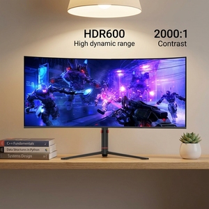 Monitor de Computadora 5K de 40 Pulgadas, 120Hz/75Hz, LED Curvo, para Oficina/Escritorio - Product Image 1