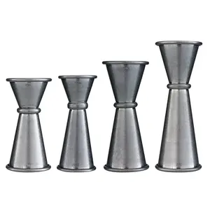 Hot Selling 25ml/50ml 30ml/60ml 15ml/30ml Edelstahl Barkeeper Double Head Cocktail Jigger