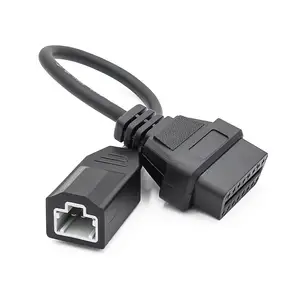 3Pin To OBD2 16Pin Converter Cable Female Adapter Auto Car Diagnostic Cable Tool For Honda Old Cars