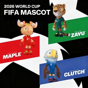 Mascota de la Copa <span class=keywords><strong>Mundial</strong></span> de la FIFA 2026, Juguete Oficial Licenciado para Mascotas, Juguete Interactivo de Látex para Perros, Juguete de Látex con Sonido, Muñeco de Látex de la Mascota Zayu - Product Image 1