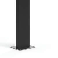 Station de recharge pour véhicules électriques à poser au sol, type poteau, chargeur AC de type 2, support pour stationnement extérieur