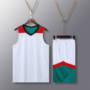 Jersey basket cepat kering bersirkulasi baru desain uniseks seragam latihan basket dewasa Teknik sublimasi - Product Image 6