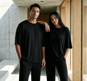 Conjunto <span class=keywords><strong>de</strong></span> Pijamas <span class=keywords><strong>de</strong></span> Modal Transpirable Premium para Mujer, Conjunto <span class=keywords><strong>de</strong></span> Pijamas para Hombre, Conjunto <span class=keywords><strong>de</strong></span> Pijamas Personalizado <span class=keywords><strong>de</strong></span> Alta Calidad, Ropa <span class=keywords><strong>de</strong></span> Dormir para Hombre y Mujer - Product Image 4