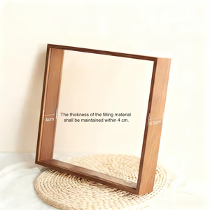 Cadre de fleurs 3D à faire soi-même, cadre de fleurs transparent double face, cadre de présentation en plexiglas - Product Image 4