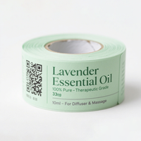 Autocollant d'emballage circulaire personnalisé pour marque de cosmétiques, impression d'autocollants en vinyle auto-adhésifs, imperméables, pour parfum, shampoing, étiquettes en rouleau