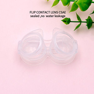 Estuche para Lentes de Contacto Bonito, Económico y Encantador con Tapa sin Tornillos, Estilo Simple con Logotipo de Ojo, Disponible en Tres Colores - Product Image 2