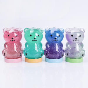 CHENXI Slime Personalizado Kawaii con Purpurina de Oso, Slime Líquido Brillante, Plastilina, Lodo de Cristal para Niños - Product Image 3