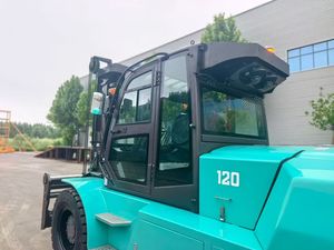 Chariot élévateur diesel de grande capacité en gros de Chine, chariot élévateur à combustion interne robuste, dispositifs de sécurité complets et homologué CE - Product Image 5