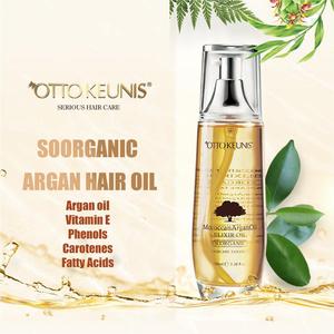 OEM 100ml Maroc Sérum capillaire Protecteur <span class=keywords><strong>de</strong></span> chaleur <span class=keywords><strong>Cheveux</strong></span> Huile d'argan Produit <span class=keywords><strong>de</strong></span> soin capillaire hydratant - Product Image 3