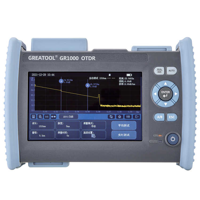 OTDR Tester Reflektometer Mini Handheld 1310/1550nm Single Mode Smart Micro FTTH 120KM Test Distance 26dB Dynamic Range