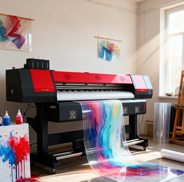 Heavy Duty Inkjet Roll-to-Roll Wide Format Printer for Banner Poster Flex & Egg Materials Printing