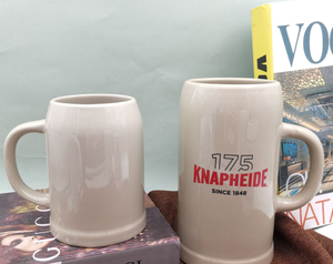 Wholesale Custom Logo Ceramic Beer Mug, Blank Solid Color Stein Mug for Promotional <b>Gifts</b> & Advertising - Product Image 5