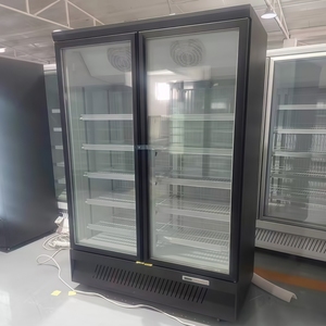 Congélateur vertical pour le marché brésilien, présentoir pour bols d'açaï, fruits tropicaux, plateaux de fromages, pizzas surgelées |   Verre nano antibactérien -25C - Product Image 4