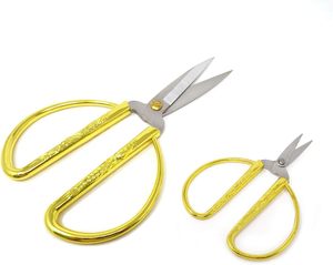 Golden Handle Tailor <b>Scissor</b> Multifunctional Craft Opening Ceremony <b>Scissors</b> Wedding Household <b>Scissors</b> - Product Image 1
