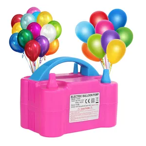 portable balloon electric air pump electric air balloon pump double hole electric balloon pump inflator