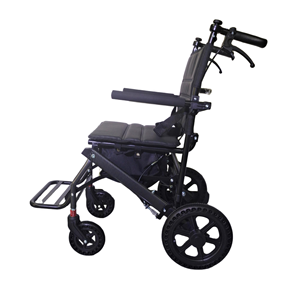 Sillas de ruedas para adultos Silla de transporte Ligera plegable con mango giratorio, sillas de ruedas de viaje plegables portátiles - Product Image 2