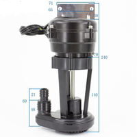 Pompe centrifuge universelle pour machine à glace, moteur d'eau 3W/6W/9W/14W 60Hz, pompe de drainage, refroidissement industriel, personnalisable OEM, garantie 1 an