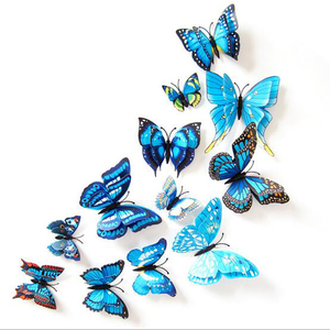 12 Pezzi di <span class=keywords><strong>Adesivi</strong></span> a Farfalla 3D Realistici, <span class=keywords><strong>Farfalle</strong></span> Artificiali per Decorazione Domestica e Pareti - Product Image 6