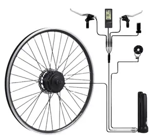 Ncyclebike集成控制器防水36v 250w电动自行车转换套件，带锂电池