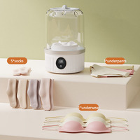 MC-116 Mini Lave-linge Sans Fil pour Sous-vêtements et Chaussettes, Entièrement Automatique, Idéal pour Voyage, Affaires et Dortoir