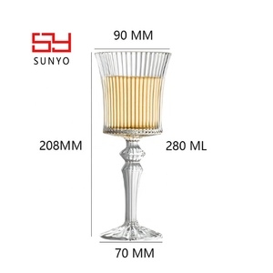Design Vintage classique Unique verre à <span class=keywords><strong>vin</strong></span> tasse ensembles de verrerie en gros vente verre à <span class=keywords><strong>vin</strong></span> gobelet - Product Image 3
