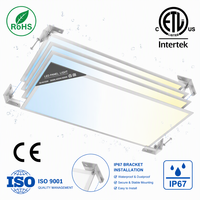 Plafonnier LED Commercial Moderne Ultra-Mince 36W Dimmable 300*1200mm, Certifié CE RoHS ETL, Idéal pour Salles Blanches