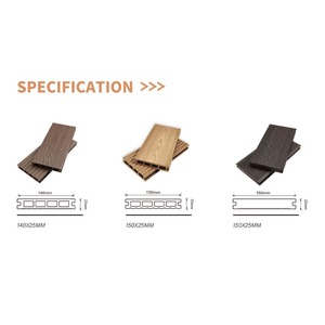 Tarima de WPC con Rayas Verticales a <span class=keywords><strong>Precio</strong></span> de Fábrica, Impermeable, Antideslizante, Ecológica, para Gimnasio al Aire Libre, Piscina, Fácil de Instalar - Product Image 3