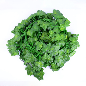 Dll653 simulação artificial de videira, planta rattan, pendurado na parede, plantas verdes, folhagem tropical interna, decoração de plantas domésticas - Product Image 2