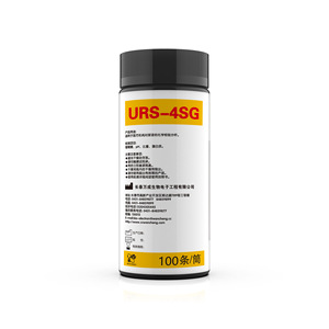 Bandelettes de test <span class=keywords><strong>urinaire</strong></span> URS-4SG, 100 bandelettes, <span class=keywords><strong>glucose</strong></span>, pH, densité, protéines, pour usage professionnel - Product Image 4