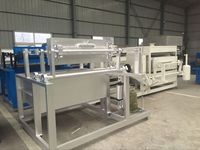 Ligne de production automatique de plateaux à œufs en métal pour séchage au four