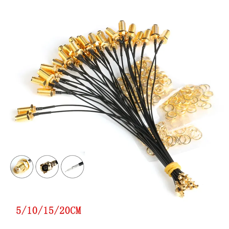 Wifi GSM GPRS 3G 4G Module Network Card High Gain Router 2.4G Antenna Adapter Cable SMA Female Head IPX RG1.13 Cable
