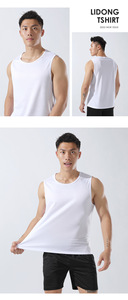 Chaleco deportivo para hombre, camiseta sin mangas de secado rápido, transpirable, para pista y campo, Maratón, running y baloncesto, diy, <span class=keywords><strong>2022</strong></span> - Product Image 3