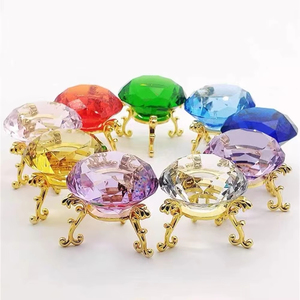 Pisapapeles de <span class=keywords><strong>Cristal</strong></span> con Forma de Diamante en 10 Colores, Adorno Decorativo de <span class=keywords><strong>Cristal</strong></span> Tallado, Gema <span class=keywords><strong>Gigante</strong></span> para Bodas, Oficina, Escritorio, Regalos de Cumpleaños - Product Image 3
