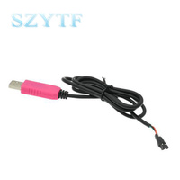 Kits de cartes de développement de câble adaptateur série CP2102 USB UART TTL 5PIN 1M Micro USB 4PIN 4P pour Win10 Raspberry Pi