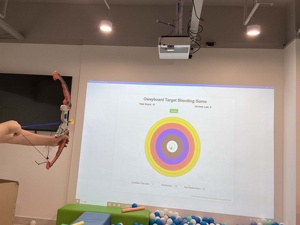 Juego de Tiro con Arco Interactivo para Interiores, Juego de Tiro con Proyección Interactiva, Dispositivo de Práctica y Entrenamiento de Tiro al Blanco - Product Image 2