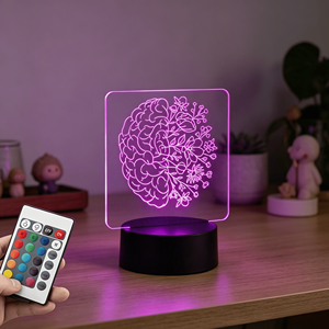 Brain Personalized LED Night Lamp Gift Medical Science Brain Organ Customized Unique Night Light Desk Lamp - Product Image 6