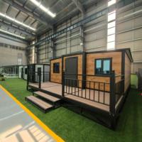 GreenSpace Conteneur Extensible de 20 pieds, Design Moderne, Maison Pliable de Luxe Fabriquée en Chine pour la Vente en Gros aux Zones Résidentielles