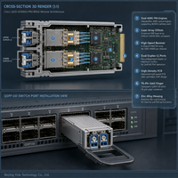 Ciscos QDD 2X400G FR4 800G QSFP DD Dual LC 2km SMF Data Center AI Cluster Optical Transceiver Module 1 Year Warranty
