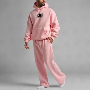 Sweat à capuche de haute qualité en molleton de coton épais, coupe oversize, style streetwear, avec logo brodé personnalisé, pour femmes, en gros - Product Image 2