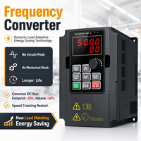 Convertisseur de fréquence 1,5 kW 2 CV triphasé 220 V VFD pour le contrôle de vitesse des petits moteurs AC