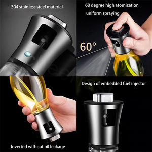 อุปกรณ์เ<span class=keywords><strong>ช</strong></span>ียร์ลีดเดอร์ขวดสเปรย์แก้วสีเงินขนาดใหญ่210มล. และ250มล. ขวดน้ำมั<span class=keywords><strong>น</strong></span>มะกอกขวดสเปรย์<span class=keywords><strong>น</strong></span>้ำมั<span class=keywords><strong>น</strong></span>สำหรับทำอาหารใ<span class=keywords><strong>น</strong></span>ครัว - Product Image 4