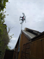 Générateur d'éoliennes 6Kw 96V 120V à axe vertical, haute efficacité, 2000W 2Kw 3Kw 5Kw 5000w, éolienne avec onduleur connecté au réseau
