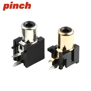 Conector RCA Pinch de 3.18mm para Montaje en Panel, 2 Pines, Audio y Video, Hembra, Blanco, Rojo, Amarillo, Negro, RCA-105K - Product Image 2