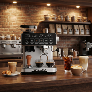 Macchina da Caffè Espresso Professionale da 20 Bar per Uso Domestico con Macinacaffè, Macchina per Cappuccino ed Espresso Personalizzata dalla Fabbrica - Product Image 2