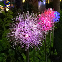 Lampes sphériques en aluminium IP65 étanches pour aménagement paysager, idéales pour la décoration de chemins de Noël et de parcs à thème